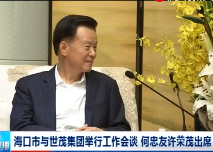海口市与世茂集团举行工作会谈 何忠友许荣茂出席